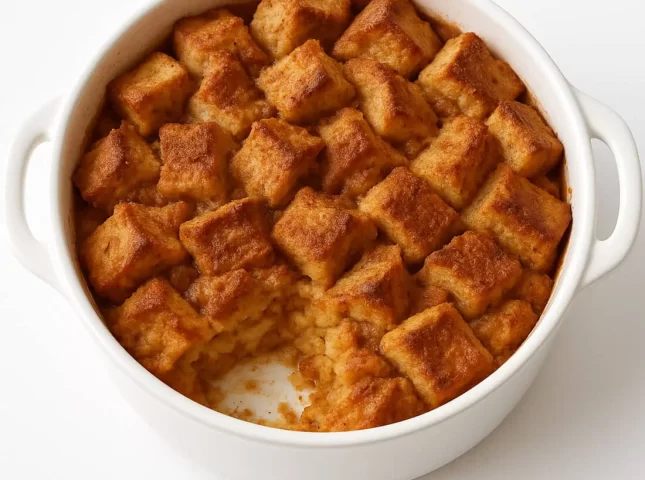Cinnamon Latte Bread Pudding