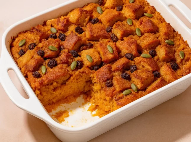 Pumpkin Spice Bread Pudding