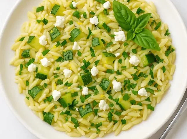 Zesty-Lemon-Orzo-with-Zucchini