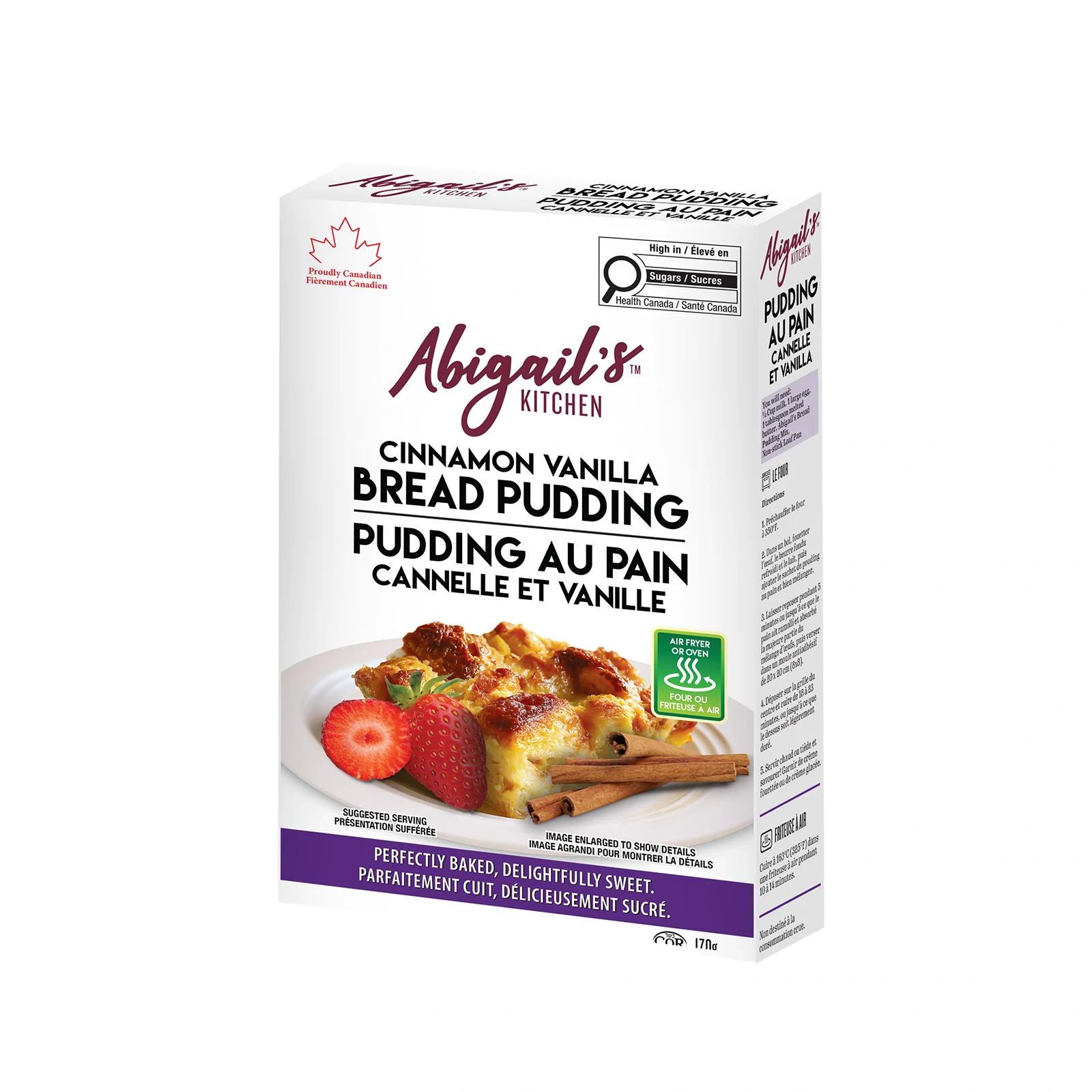 Cinnamon Vanilla Bread Pudding Mix